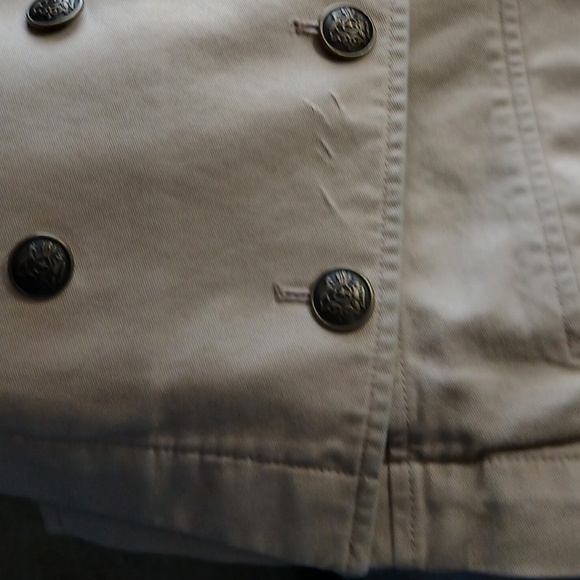 Talbot's Double Breasted Blazer Womens 14 Cotton/Modal Blend Office Wear Casual - Picture 9 of 9